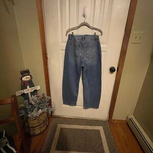On 34 th wide leg jeans